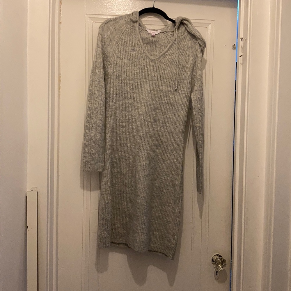 Short grey Sweater dress